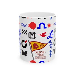 Copy of Personalized Sailboat Ceramic Mug, Nautical Coffee Cup Gift for Sailors, Custom 11oz & 15oz Drinkware, MBYC 2025 Sail Family Design